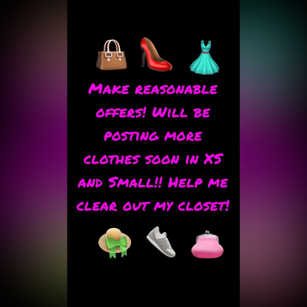 Help me clear out my closet! ❤️